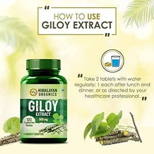 Himalayan Organics Giloy Extract 500 mg Tablets - Distacart