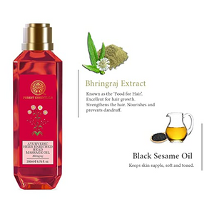 Forest Essentials Ayurvedic Herb Enriched Head Massage Oil Bhringraj - Distacart