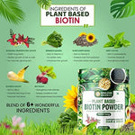Thumbnail for Himalayan Organics Plant Based Biotin 10000mcg Capsules - Distacart