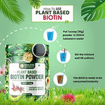 Thumbnail for Himalayan Organics Plant Based Biotin 10000mcg Capsules - Distacart