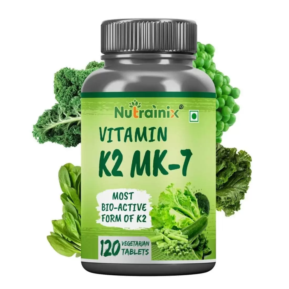 Nutrainix Vitamin K2 MK-7 55mcg Tablets - Distacart