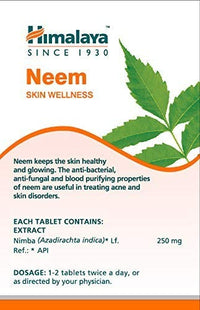 Thumbnail for Himalaya Wellness Pure Herbs Neem Skin Wellness - 60 Tablets - Distacart