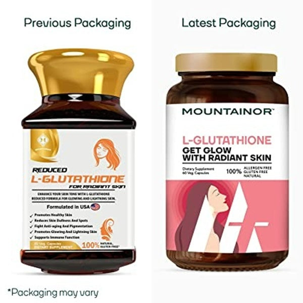Mountainor L Glutathione Capsules for Healthy & Radiant Skin Capsules Mountainor L Glutathione Capsules for Healthy & Radiant Skin Capsules