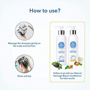 The Moms Co Natural Damage Repair Shampoo (200 ml) - Distacart