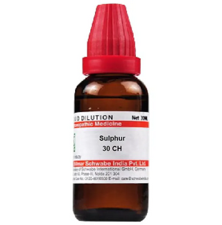 Dr. Willmar Schwabe India Sulphur Dilution - Distacart