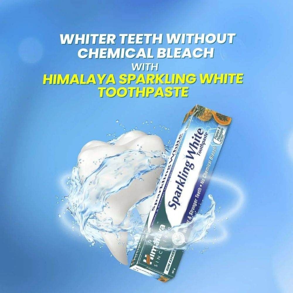 Himalaya Sparkling White Tooth Paste - Distacart