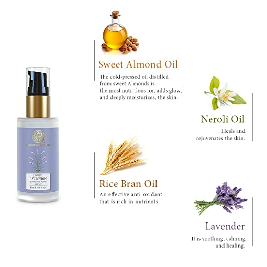 Forest Essentials Light Day Lotion Lavender & Neroli - Distacart