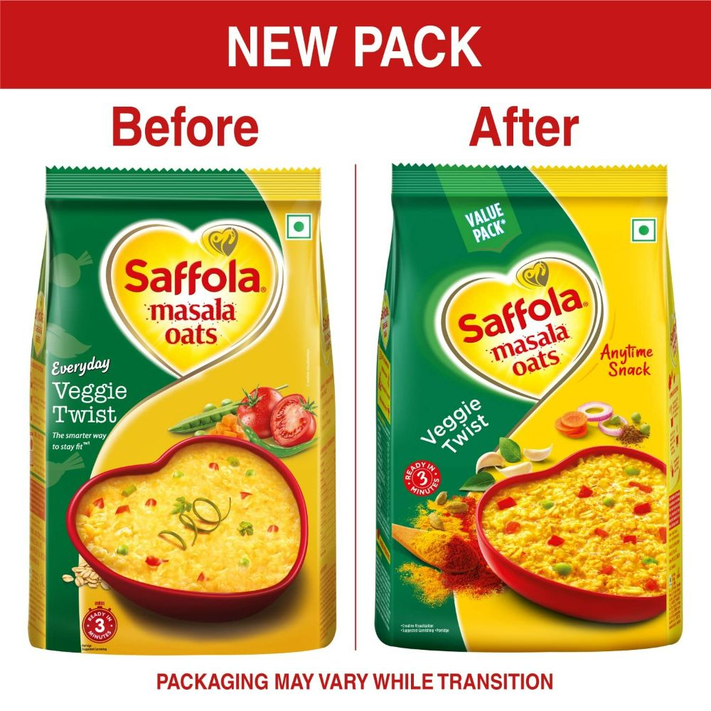 Saffola Masala Oats Veggie Twist - Distacart