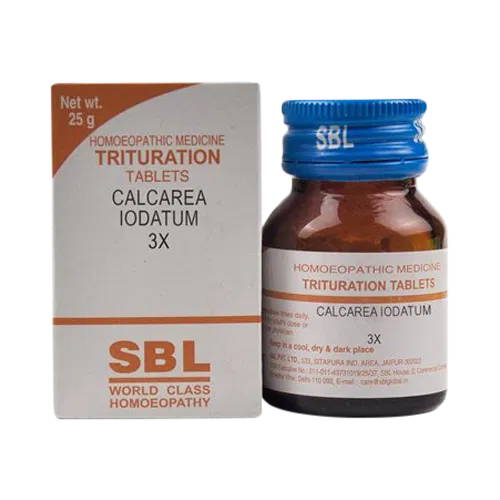 SBL Homeopathy Calcarea Iodatum Trituration Tablets - Distacart