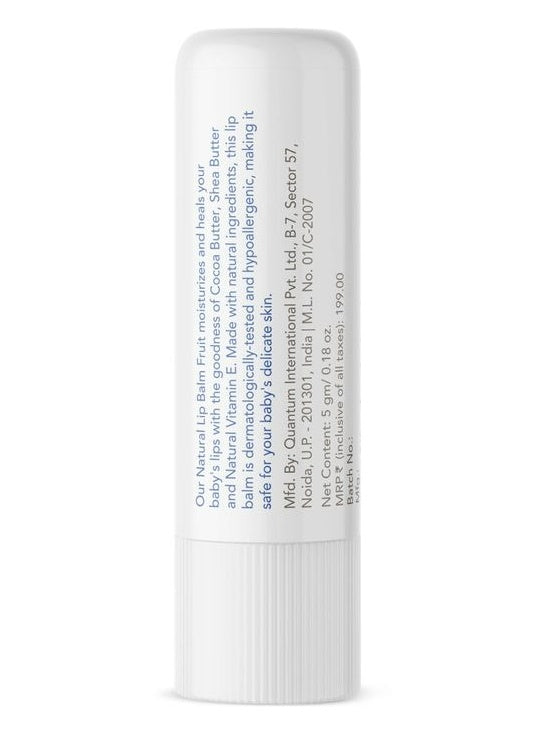 The Moms Co Natural Fruit Lip Balm - Distacart