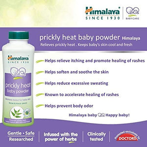 Himalaya Herbals - Prickly Heat Baby Powder - Distacart