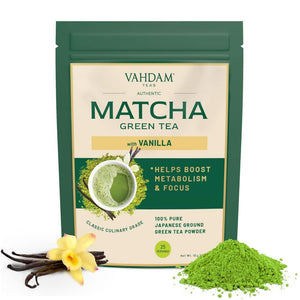 Vahdam Vanilla Matcha Green Tea Powder - Distacart