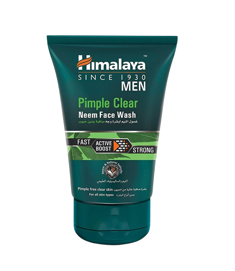 Himalaya Men Pimple Clear Neem Face Wash - Distacart