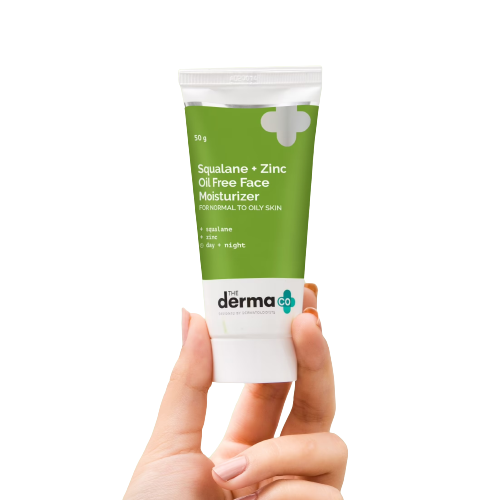 The Derma Co Squalene + Zinc Oil-Free Moisturizer for Normal to Oily Skin - Distacart