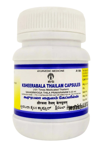 Impcops Ayurveda Ksheerabala 101 Thailam Capsules - Distacart
