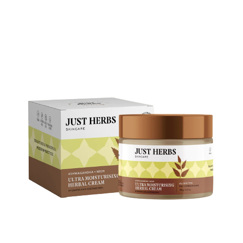 Just Herbs Nourishing Facial Massage Cream - Distacart