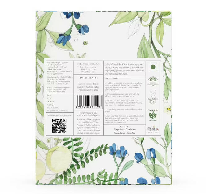 Sadhev Ayurvedic Hair Color-Single Process - Distacart