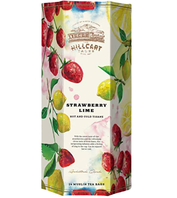 The Hillcart Tales Strawberry Lime Hot And Cold Tisane Tea Bags - Distacart