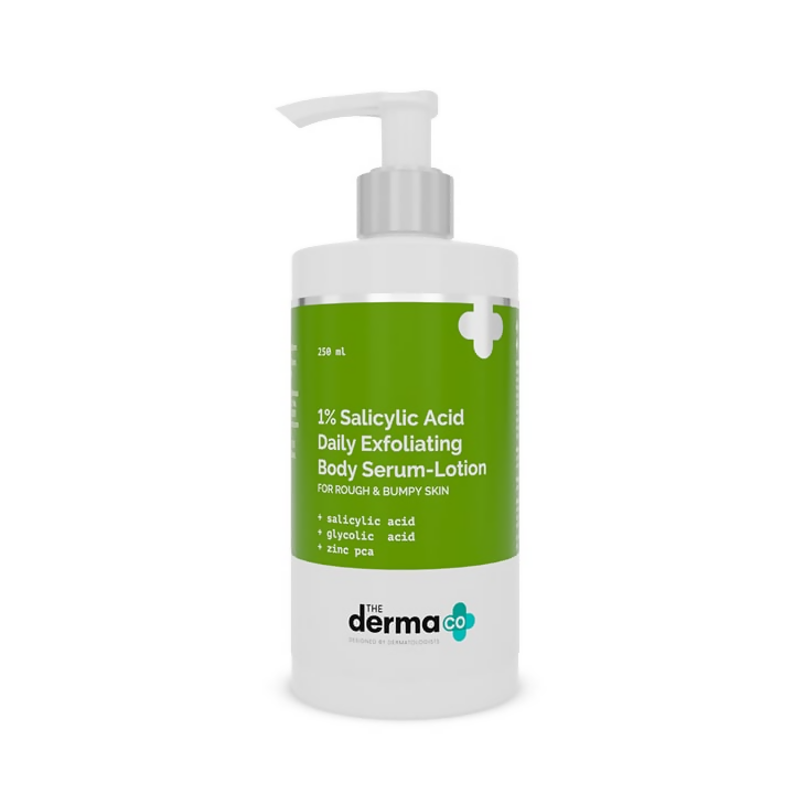 The Derma Co 1% Salicylic Acid Daily Exfoliating Body Serum-Lotion - Distacart