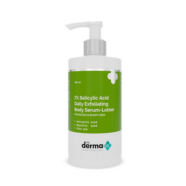 The Derma Co 1% Salicylic Acid Daily Exfoliating Body Serum-Lotion - Distacart