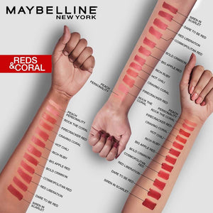 Maybelline New York Color Sensational Creamy Matte Lipstick / 634 Bold Crimson - Distacart