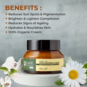 Organic Harvest Activ Embellish Skin Lightening Cream benefits