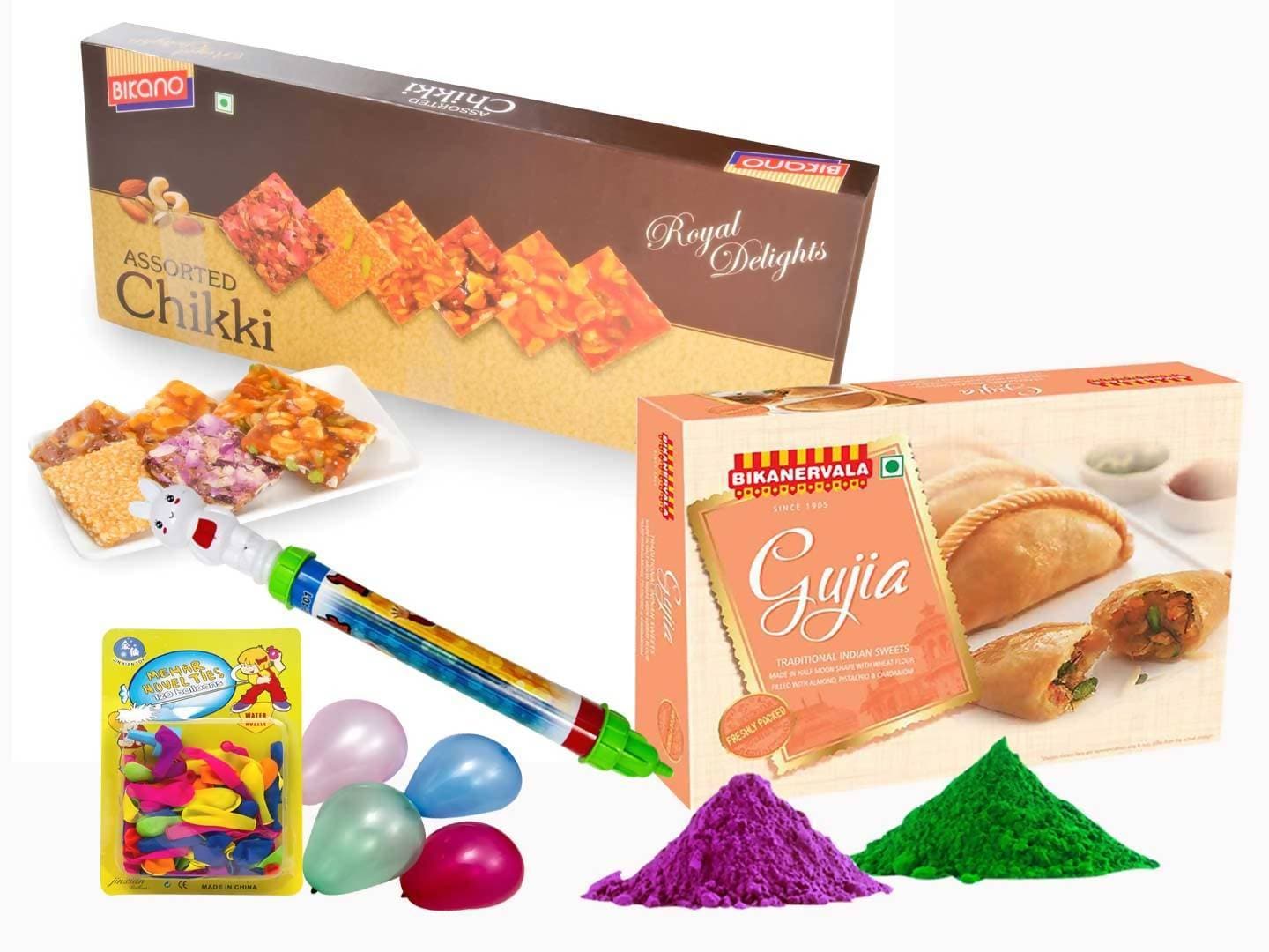 Bikano Assorted chikki With Holi Ghujia - Distacart