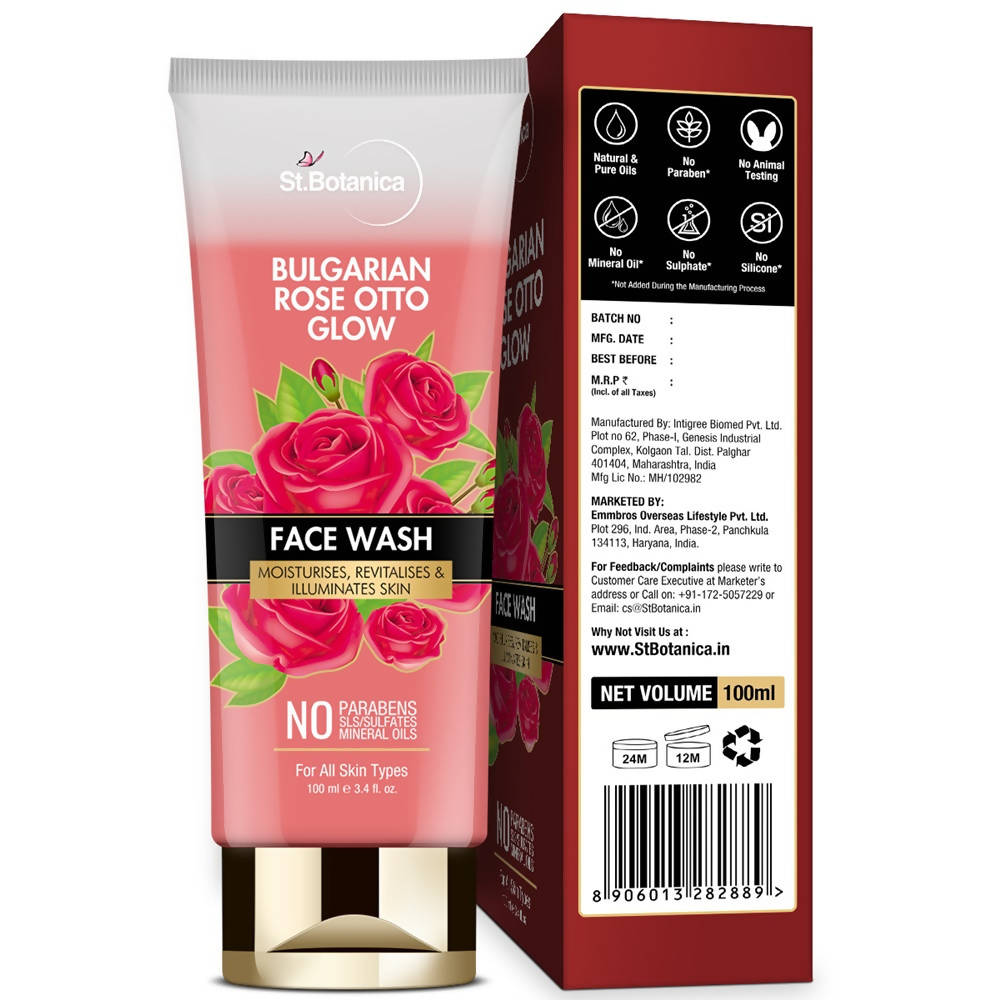 St.Botanica Bulgarian Rose Otto Glow Face Wash