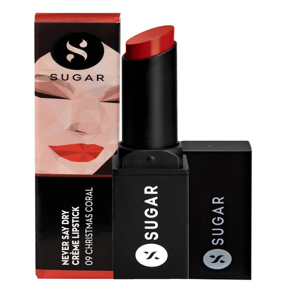 Sugar Never Say Dry Creme Lipstick - Deep Coral