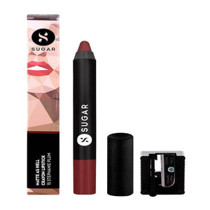 Sugar Matte As Hell Crayon Lipstick - Stephanie Plum (Plum Mauve) - Distacart