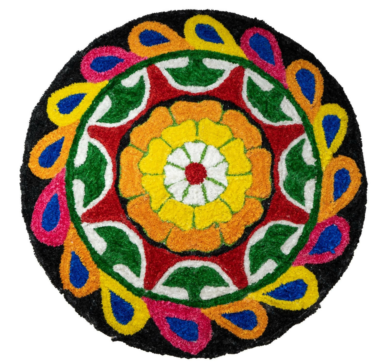 Kundan HandiKrafts Flower Mat Design 1 - Readymade - Distacart
