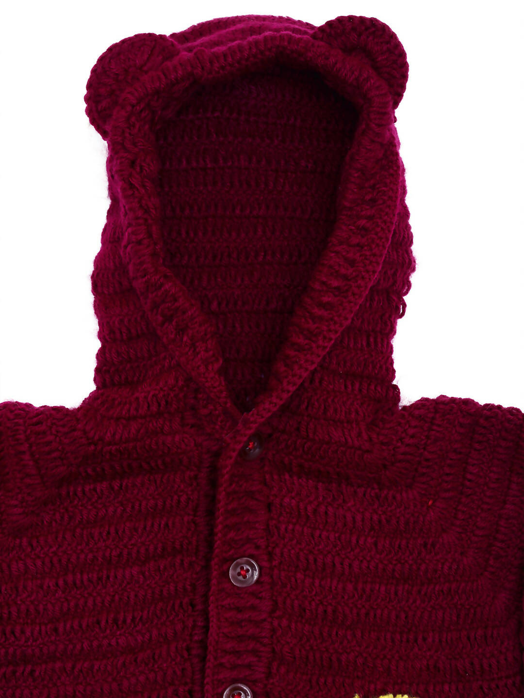 Chutput Kids Maroon Coloured Solid Pullover For Baby Boys Sweater For Baby Boys - Distacart