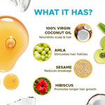 Thumbnail for Coco Soul Hair Oil – Long Strong & Black - Distacart
