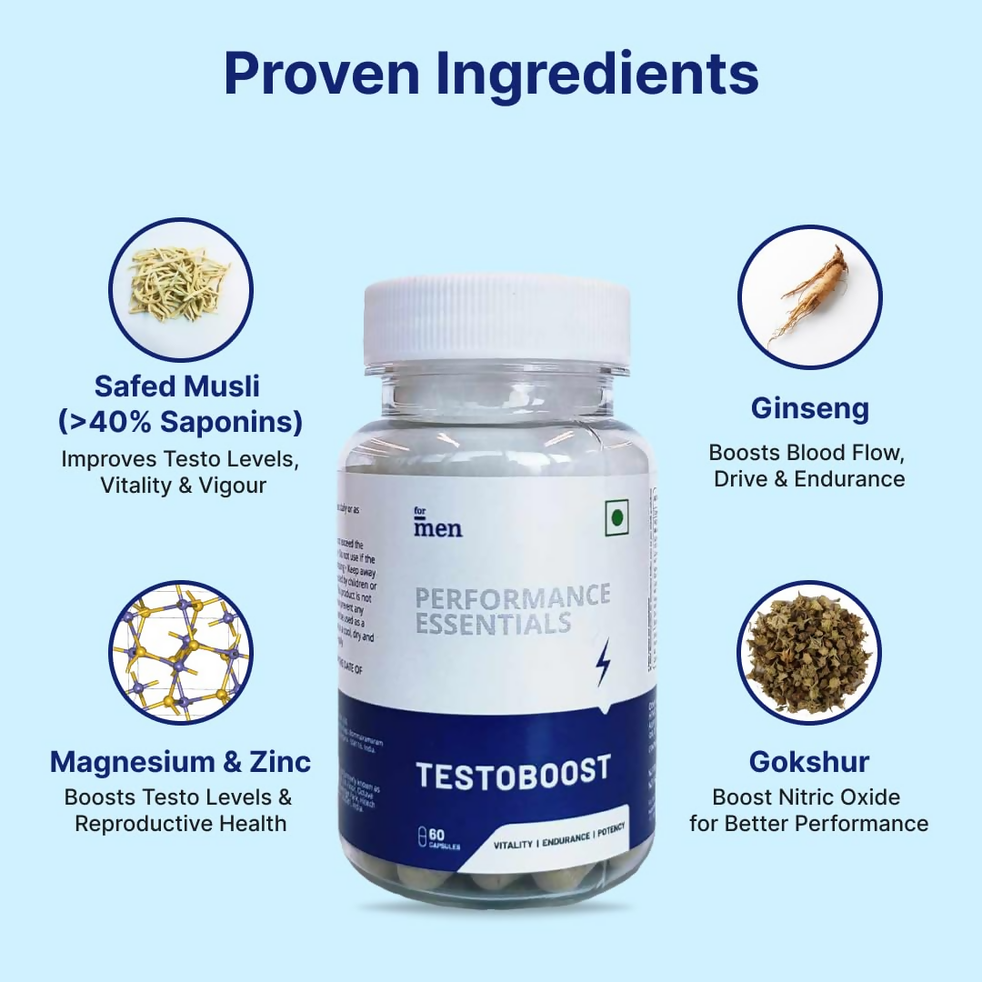 ForMen Testoboost Performance Essentials Capsules - Distacart