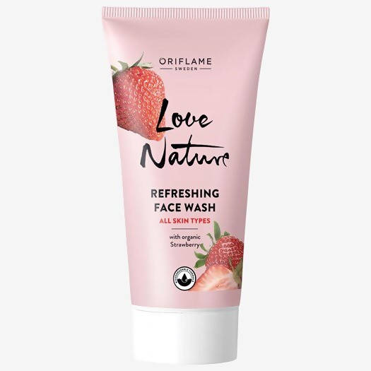 Oriflame Love Nature Refreshing Face Wash with Organic Strawberry