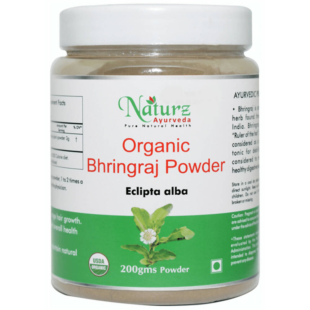 Naturz Ayurveda Organic Bhringraj Powder - Distacart