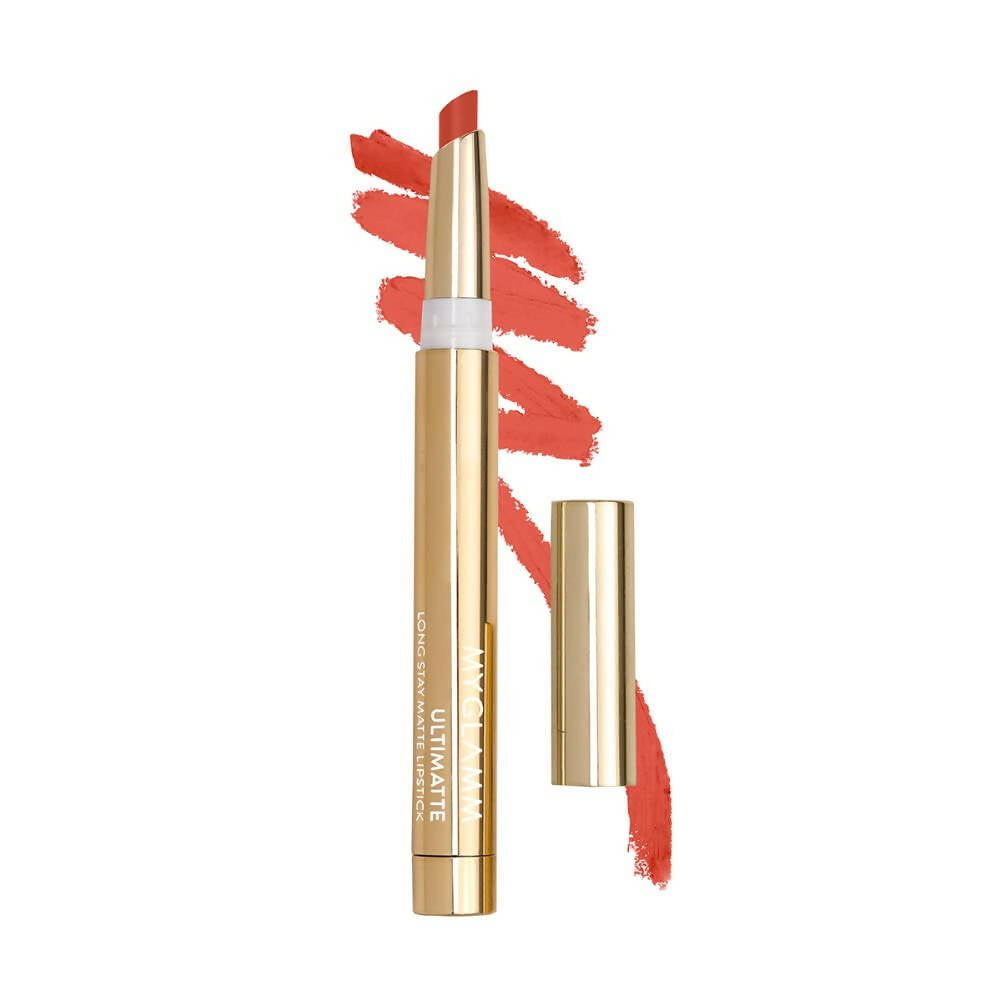 Myglamm Ultimatte Long Stay Matte Lipstick - Trophy (Pink) - Distacart