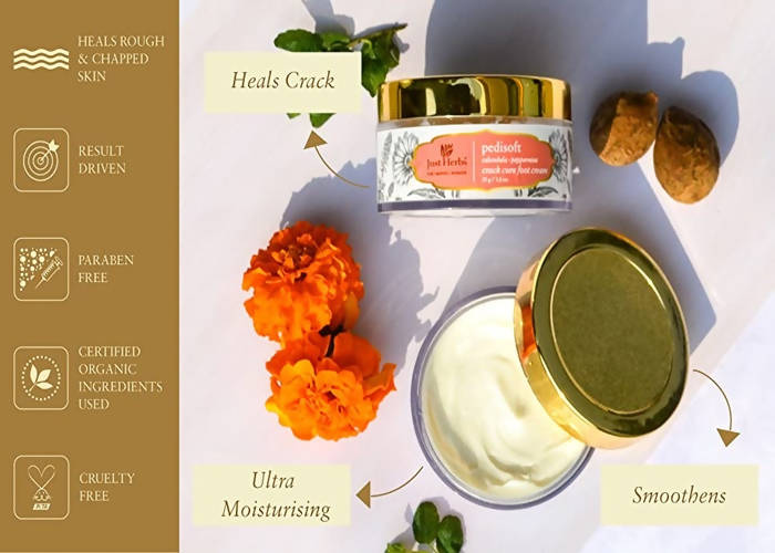 Just Herbs Pedisoft Calendula-Peppermint Crack Cure Foot Cream online