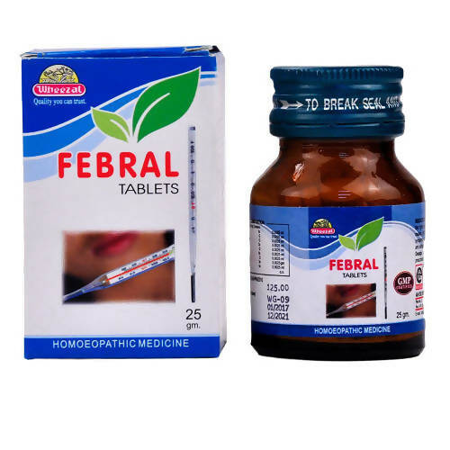 Wheezal Homeopathy Febral Tablets - Distacart
