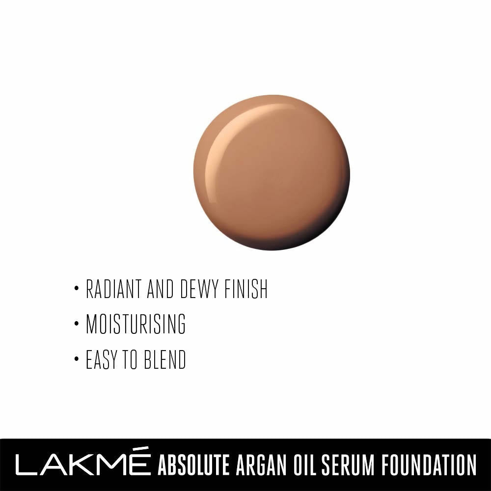 Lakme Absolute Argan Oil Serum Foundation with SPF 45 - Natural Light - Distacart