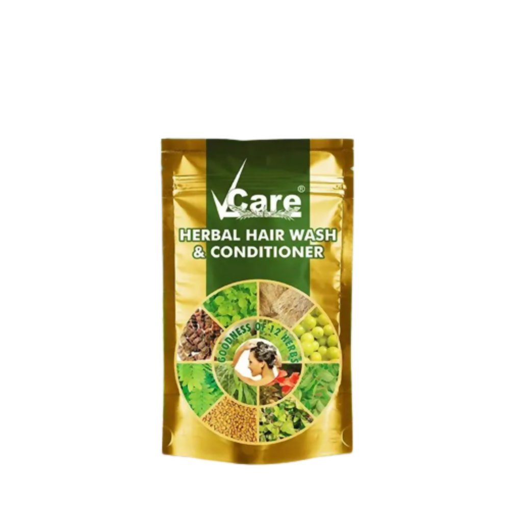 VCare Herbal Hair Wash Powder And Conditioner - Distacart