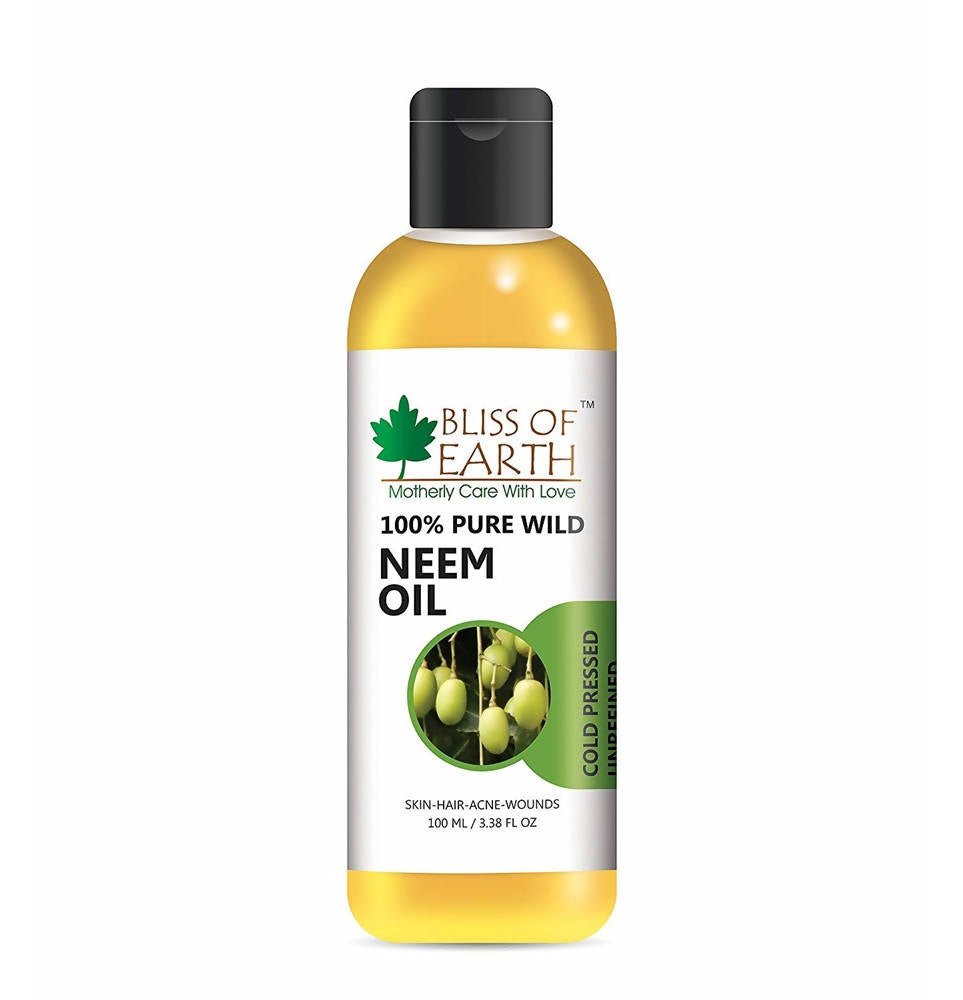 Bliss of Earth 100% Pure Wild Neem Oil - Distacart
