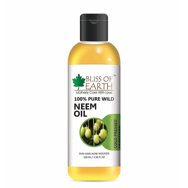 Bliss of Earth 100% Pure Wild Neem Oil - Distacart