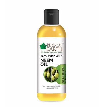Bliss of Earth 100% Pure Wild Neem Oil - Distacart