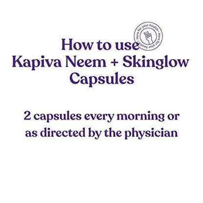 Kapiva Ayurveda Neem + Skinglow Capsules
