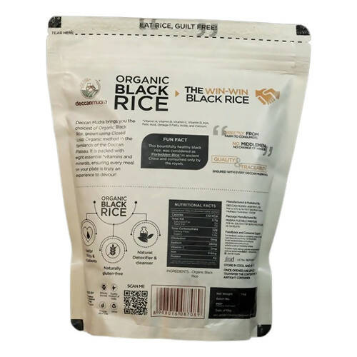 Deccanmudra Organic Black Rice - Distacart