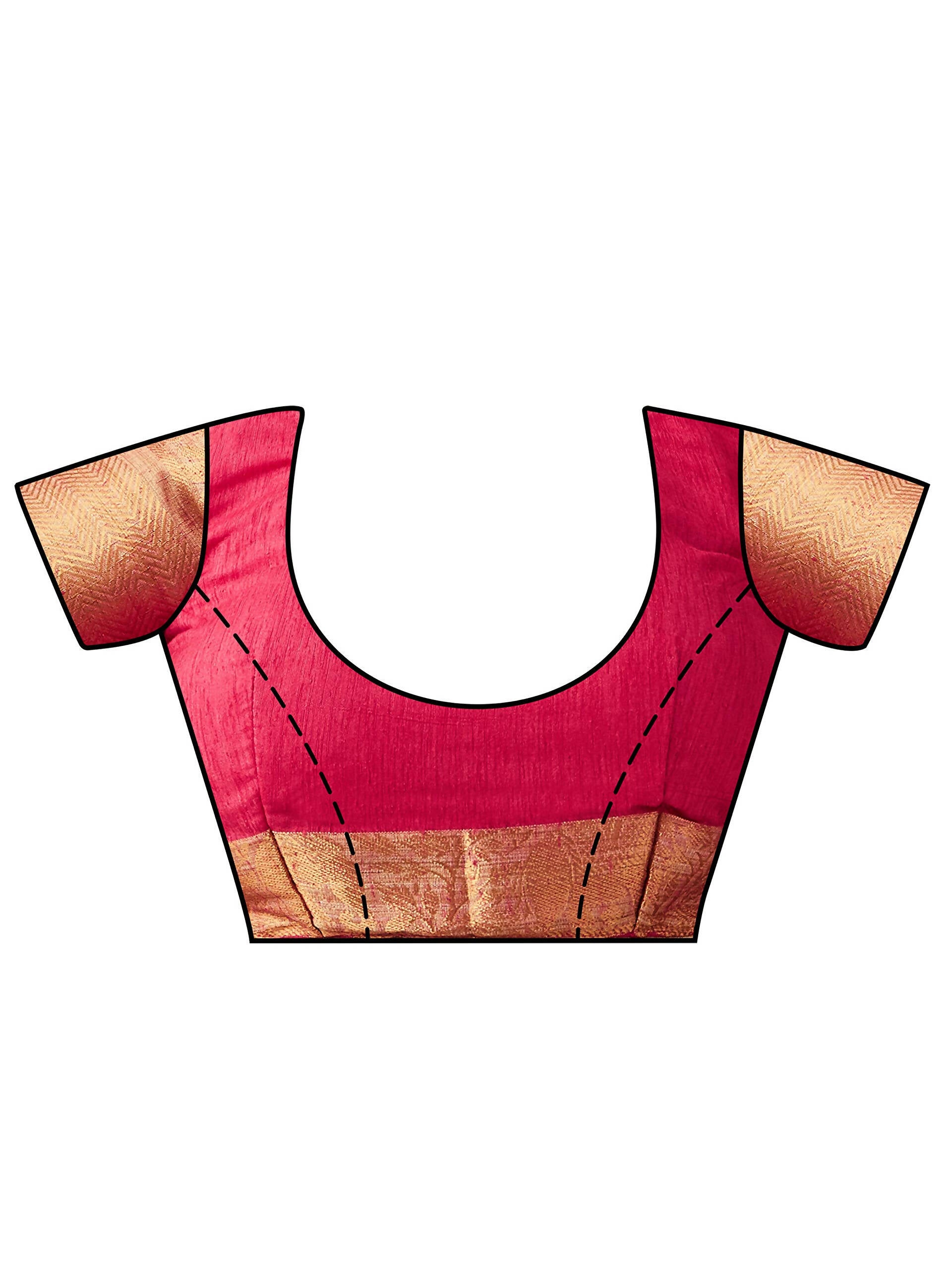 Mimosa Women's Beige Kanchipuram Linen Saree - Distacart