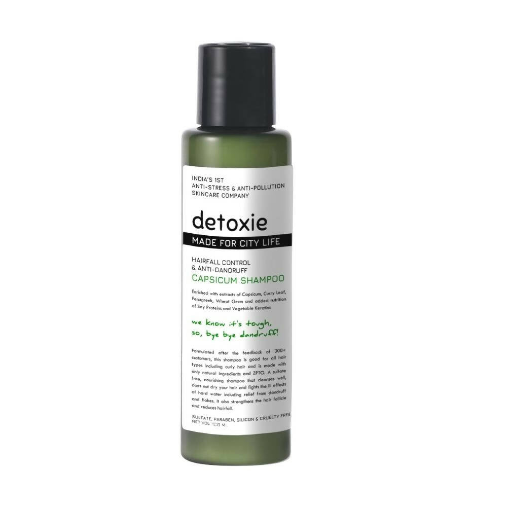 Detoxie Hairfall Control & Anti-Dandruff Capsicum Shampoo - Distacart