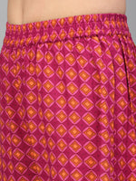 Thumbnail for Kalini Floral Printed Empire Pure Cotton Kurta with Sharara & With Dupatta - Distacart