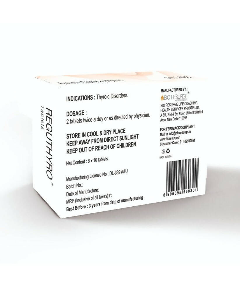 Bio Resurge Life Reguthyro Tablets - Distacart